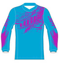 Load image into Gallery viewer, Purple/LT Blue Machine Jersey