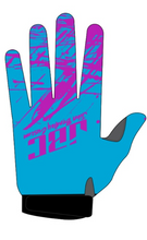 Load image into Gallery viewer, BMX PURPLE/LT BLUE Machine Gloves