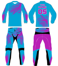 Load image into Gallery viewer, Purple/LT Blue Machine MX Kit