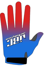 Load image into Gallery viewer, Catalyst Blue/Red BMX Gloves