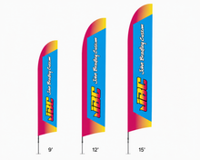 Load image into Gallery viewer, JBC Feathered Flags (Double-sided)
