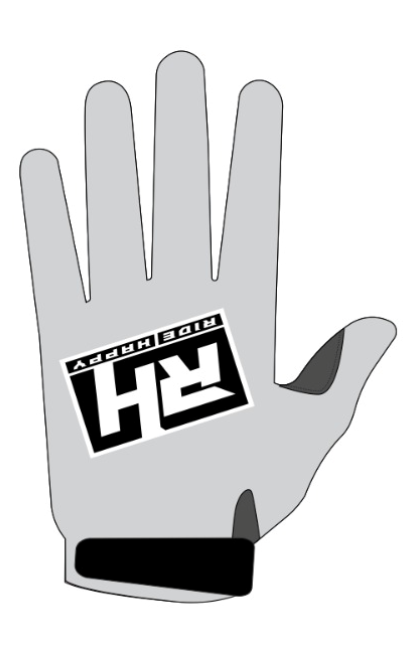 Ride Happy Custom BMX Gloves