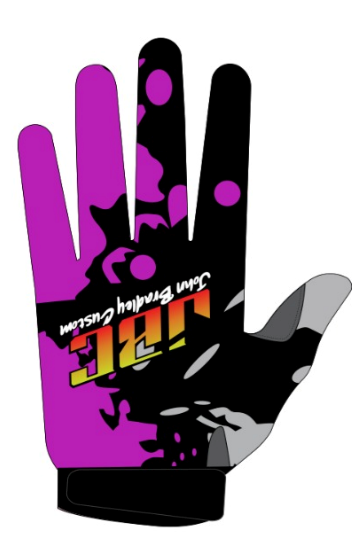 BMX Purple Rusher Gloves