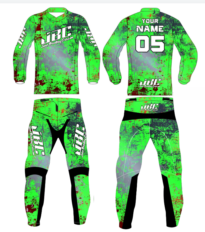 Crackle Green BMX Kit