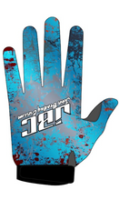 Load image into Gallery viewer, Crackle BLUE ICE BMX Gloves
