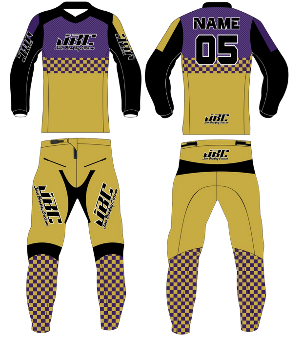 RIVAL PURPLE/GOLD MX Kit