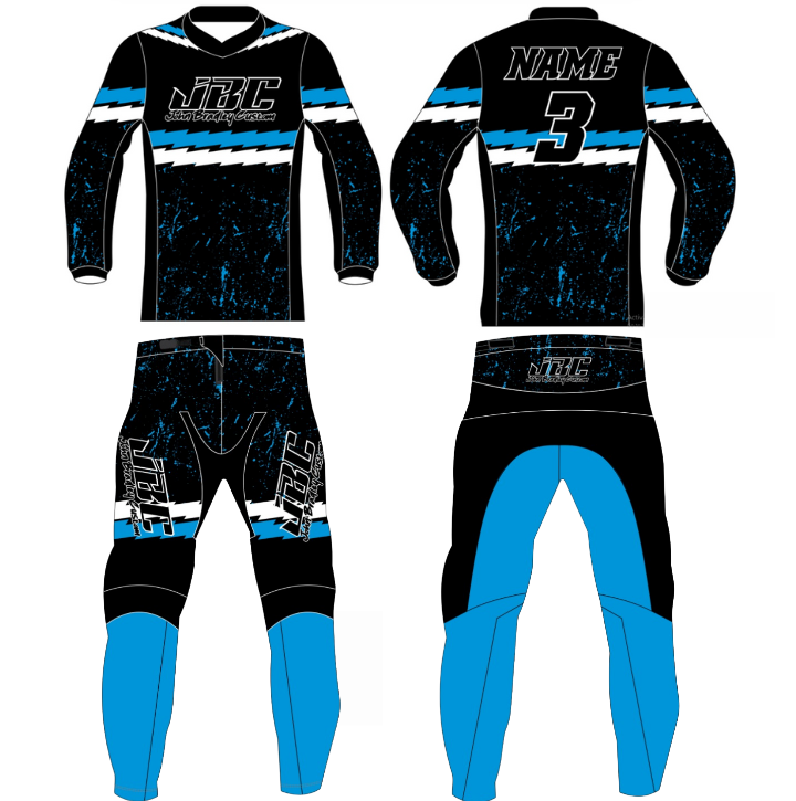 BLUE STATIC ENDURO MX Kit – John Bradley Custom