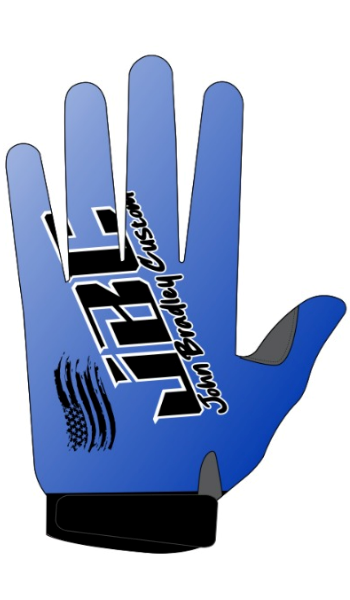 Flagship BLUE BMX Gloves