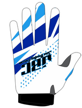 Load image into Gallery viewer, WHITE/BLUE CUP BMX Gloves
